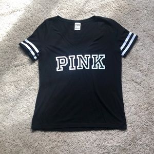 PINK V neck T-shirt